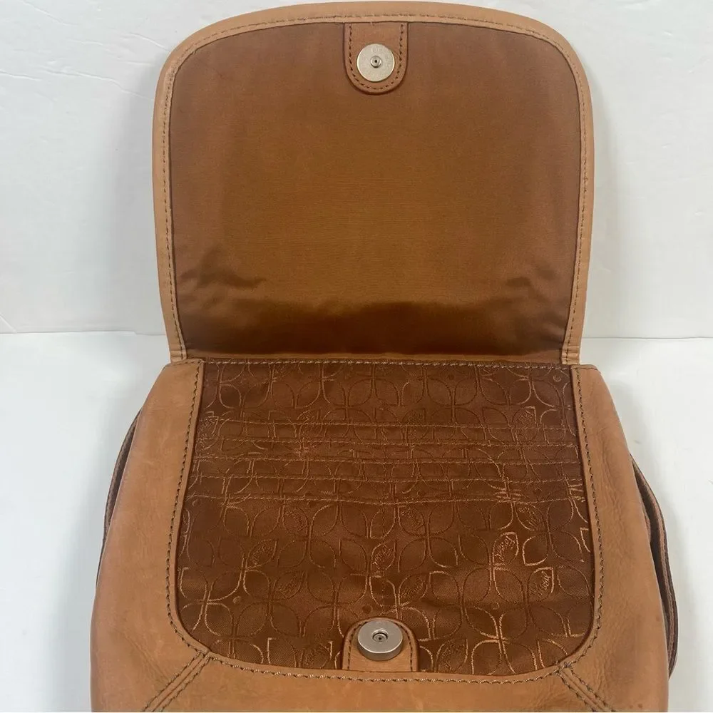 Fossil Brown Leather Crossbody Purse